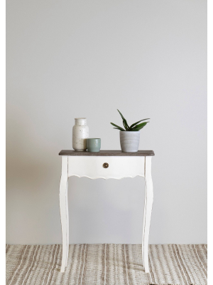 Dove Console Table White - East At Main