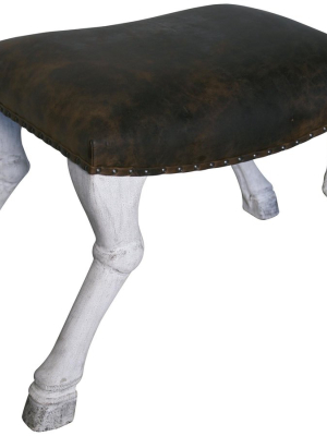 Claw Leg Saddle Stool