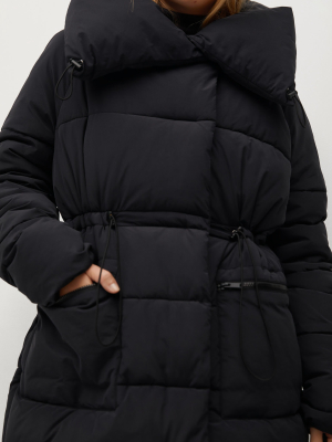 Collar Quilted Coat