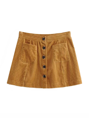'jay' Corduroy Mini Skirt (3 Colors)