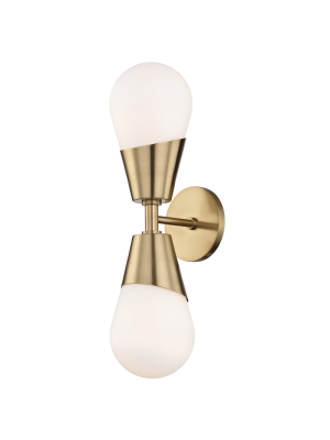 Cora 2 Light Wall Sconce