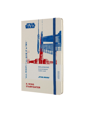 Moleskine Star Wars X-wing Limited Edition Large Ruled Hard Cover Notebook