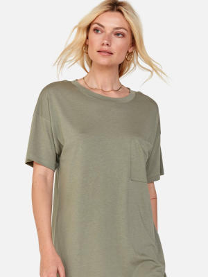 Tencel Sleep Tee Dress