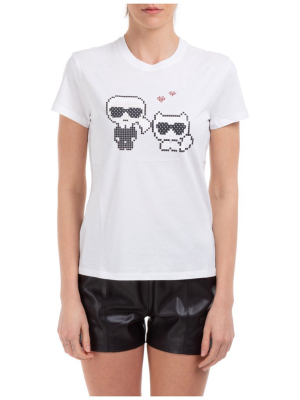 Karl Lagerfeld Karl Pixel Choupette T-shirt