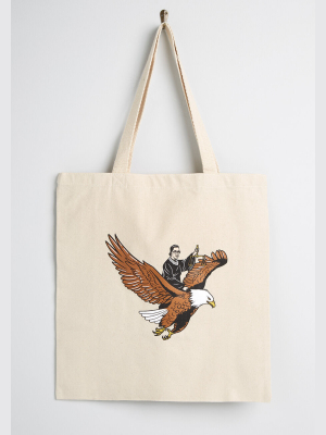 Rbg Seeking Eagle Advice Tote Bag