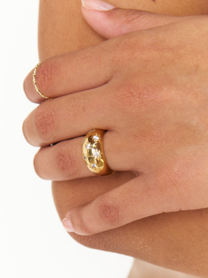 Miranda Frye Margot Ring ~ 18k Gold Plated