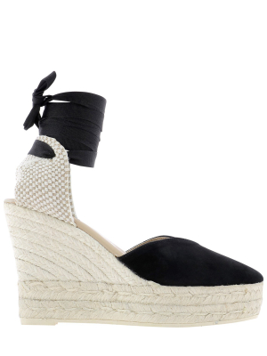 Manebí Wrap-tie Wedge Espadrilles