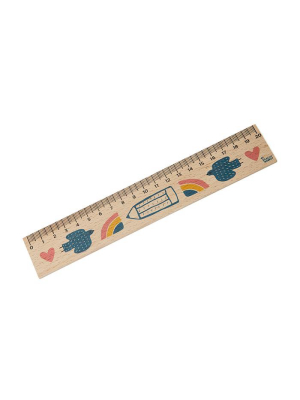 Wood Ruler By Petit Monkey