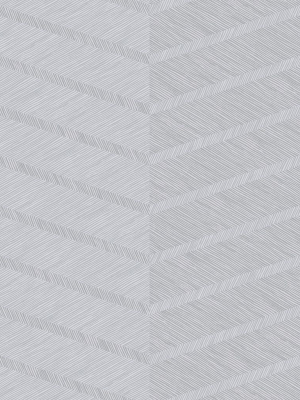 Aspen Chevron Wallpaper In Grey From The Scott Living Collection By Brewster Home Fashions