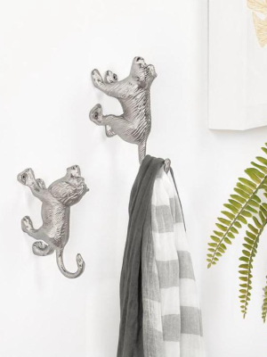 Safari Animal Aluminum Wall Hook - Lion