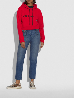 Coach Cropped Sweatshirt