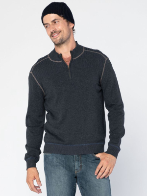 Statton Double-knit Zip Mock