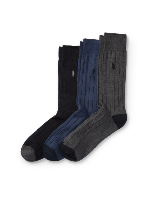 Rib-knit Sock 3-pack