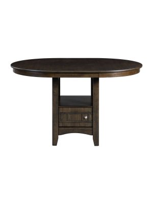 Sam Distressed Pub Dining Table Walnut - Picket House Furnishings