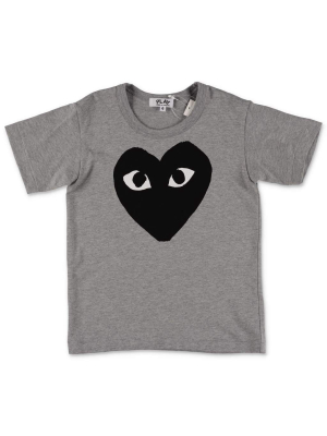 Comme Des Garçons Play Kids Heart Logo T-shirt