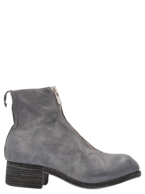 Guidi Pl1 Front Zipped Ankle Boots