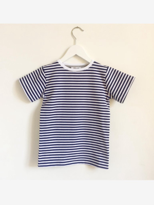 One Ss Stripe Blue / White