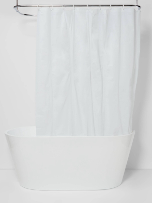 Solid Super Soft Peva Shower Liner White - Room Essentials™