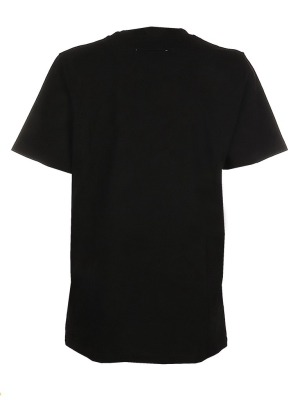 Mm6 Maison Margiela Logo Patch Crewneck T-shirt