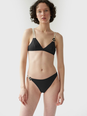 Daphne Bikini Top Black