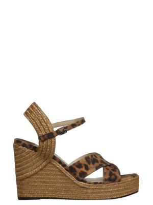 Jimmy Choo Dellena 100 Wedge Sandals