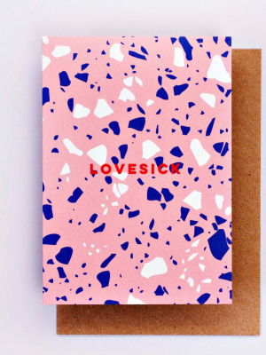 Lovesick Terrazzo Card