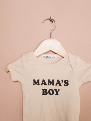 Mama's Boy | Natural Onesie