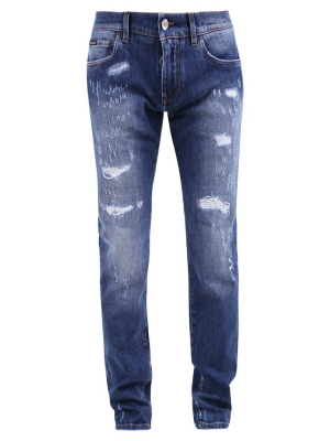 Dolce & Gabbana Distressed Skinny Jeans