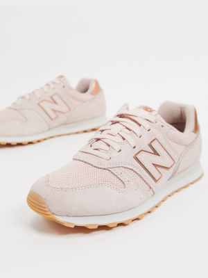 New Balance 373 Sneakers In Pink And Rose Gold