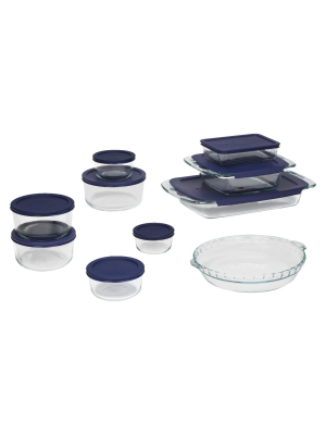 Pyrex 19pc Glass Bake And Store Set