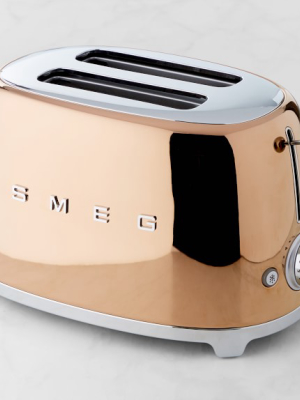 Smeg 2-slice Toaster, Metallic