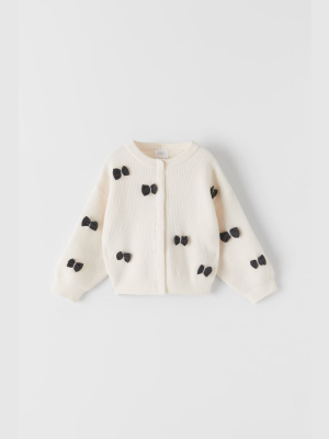 Bows Knit Jacket