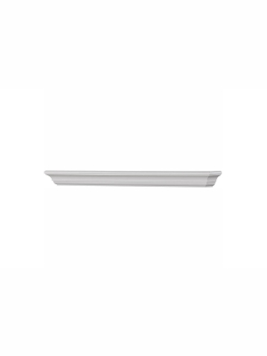 Mantels Direct Colton 60" Wood Mantel Shelf In White Paint.