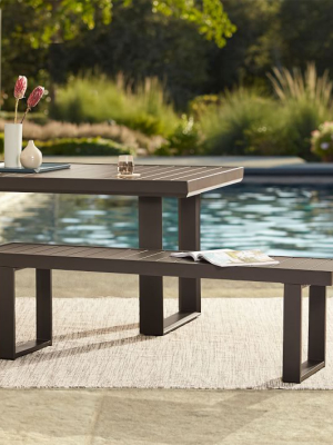 Portside Aluminum Outdoor Bench