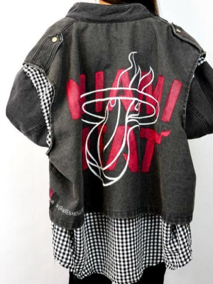 'go Heat' Denim Jacket - Women