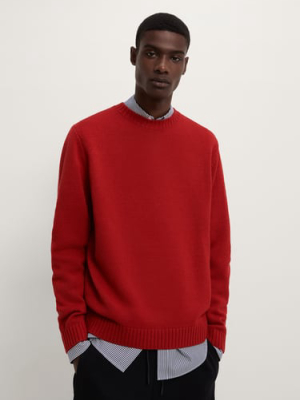 Plain Solid Color Sweater