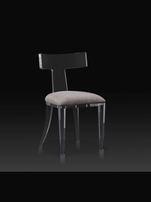 Interlude Home Tristan Acrylic Klismos Chair