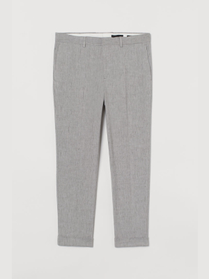 Skinny Fit Suit Pants