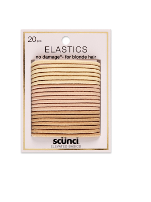 Scunci No Damage Elastics - 4mm/20ct