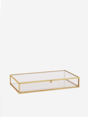 Large Clear Glass Box