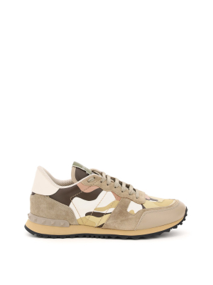 Valentino Garavani Rockrunner Camouflage Sneakers