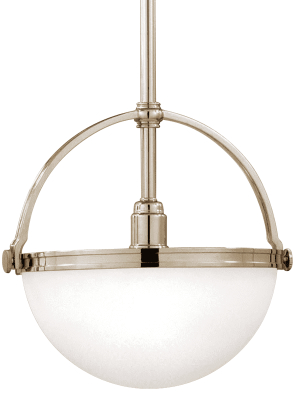 Stratford 1 Light Pendant Polished Nickel