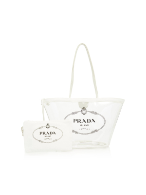 Transparent Pvc Logo Tote Bag