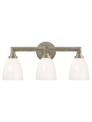 Wilton Triple Bath Light In Various Colors