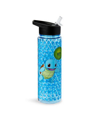 Just Funky Pokemon Squirtle 16oz Water Bottle - Bpa-free Reusable Drinking Bottles