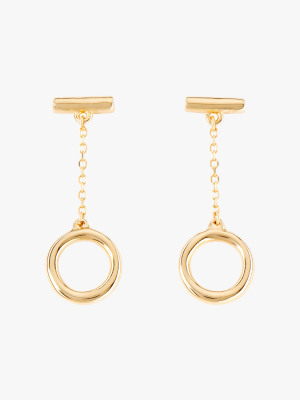 Off/on Drop Earrings