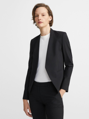 Open Blazer In Stretch Wool