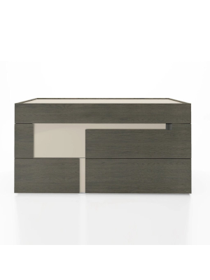 Logos 3-drawer Nightstand