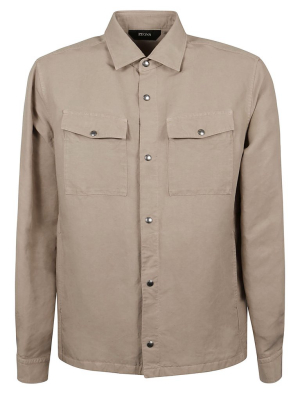 Z Zegna Chest Pockets Shirt