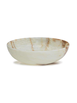 Laurus Collection Light Green 16" Onyx Bowl